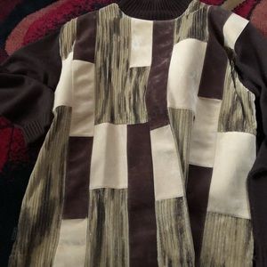 Corduroy sweater suit